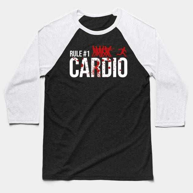 Rule #1 Cardio Baseball T-Shirt by Meta Cortex